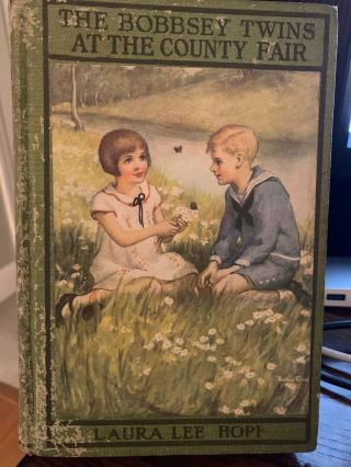 Vintage 1922 The Bobbsey Twins At The County Fair Laura Lee Hope Hc