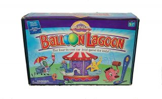 Balloon Lagoon Board Game Vgc 4 In 1 Carnival Fun Cranium