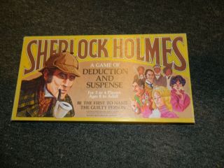 Vintage 1980 Whitman Sherlock Holmes Board Game