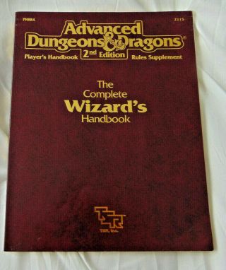 Dungeons And Dragonsthe Complete Book Of Wizards 2115 (ad&d)