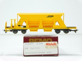 Hom Gauge Bemo 2287124 Rhb Swiss Fad Hopper Freight Car 8724