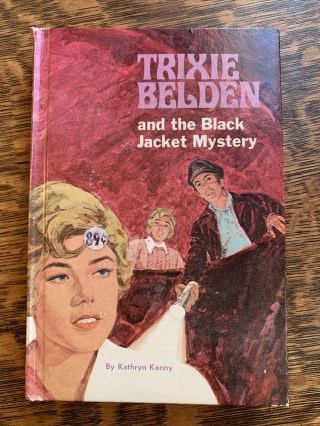 8 Trixie Belden And The Black Jacket Mystery 1961 Whitman Hc Kathryn Kenny