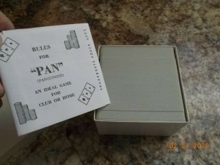 Hygrade Pan Panguingue Card Game Card Set & Instructions