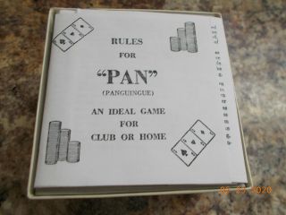 Hygrade Pan Panguingue Card Game Card Set & Instructions 3