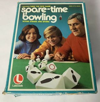 Spare - Time Bowling Lakeside Table Top Dice Game