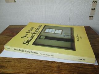 HOW TO BUILD SHAKER FURNITURE,  THOS.  (THOMAS) MOSER VINTAGE BOOK 2