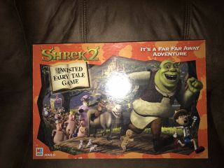 Shrek 2 Twisted Fairy Tale Board Game,  Complete,  Donkey,