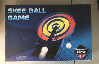 Skee Ball Game Electronic Skalar Cannonball Games 1 Board 2 Balls