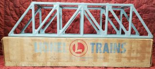 Lionel No.  317 Trestle Bridge For Trains Bridge O Gauge Silver Metal 24 "