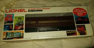 Lionel Pennsylvania F3b Tuscan Red Non - Powered Diesel Dummy Unit 6 - 8060