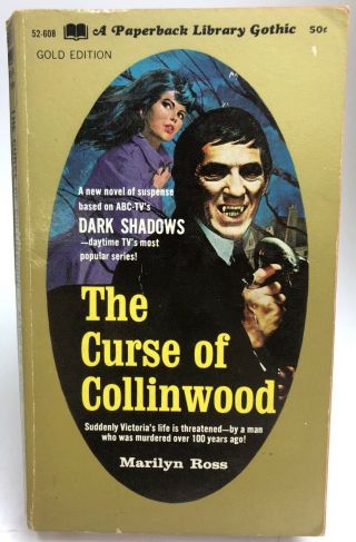 The Curse Of Collinwood Gothic Library Dark Shadows Tv Tie In Marilyn Ross 1st