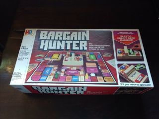 Bargain Hunter Board Game Milton Bradley 1981 Smart Shopping Game Complete 4109