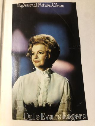 Dale My Personal Picture Album By Dale Evans Rogers Hc Book 1971
