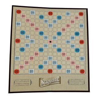 Scrabble Game Board Only Replacement Piece Part Hasbro Game Board Only 2001
