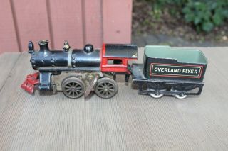 Hafner Overland Flyer 1180 Steam Engine & Tender Windup
