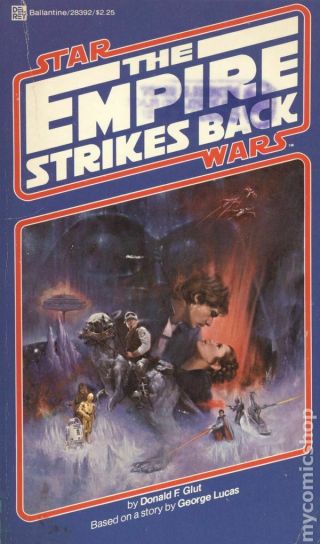The Empire Strikes Back (good) Star Wars Movie Novelization 28392 1980