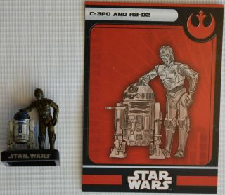 Star Wars Miniatures Game C3po And R2 - D2 5/60 With Card