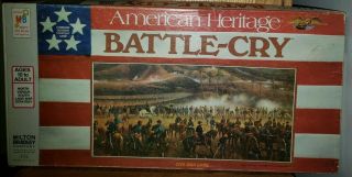 Vintage 1975 American Heritage Civil War Boardgame Milton Bradley