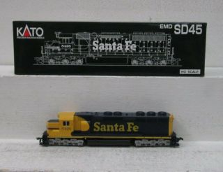 Kato 37 - 1711 Ho Scale Santa Fe Emd Sd45 Diesel Locomotive 5426 Ex/box
