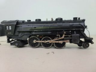 Vintage Lionel 1666 Die Cast Steam Engine 2 - 6 - 2 Model Train 027 3