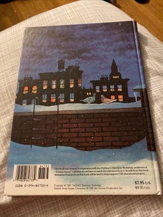 1981 Christmas Eve On Sesame Street By Jon Stone Random House 2