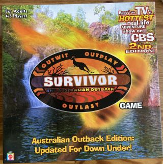 Survivor The Australian Outback 2nd Edition Board Game Complete Game