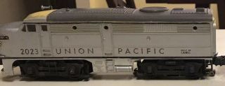 Lionel No.  2023 Union Pacific Alco " A” Dummy Diesel Locomotive,  Silver/gray