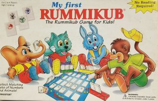 Vintage Pressman My First Rummikub Board Game For Kids