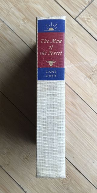 Zane Grey - " The Man Of The Forest " C - 1920 Vintage Hardcover Novel