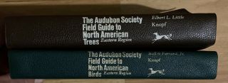 Two Vintage Audubon Society Books - North American Birds & North American Trees 2