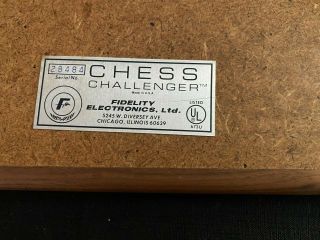 Vintage Fidelity Electronics Chess Challenger CC3 BOARD ONLY 3
