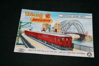 Triang Railways Oo/ho Gauge Very Rare 1960/61 Australian Edition In Vgood Cond
