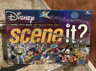 Disney Scene It? The Dvd Game - 1st Edition - Family Trivia Game - 2004 - Complete