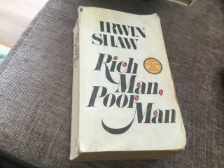 Rich Man Poor Man Book,  Irwin Shaw