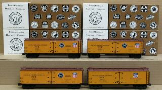 Intermountain Pfe/pacific Fruit Express Steel - Sided Reefer 4 - Pack O - Gauge