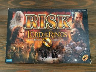 Lord Of The Rings Risk Middle Earth Conquest Game Euc 100 Complete Ring