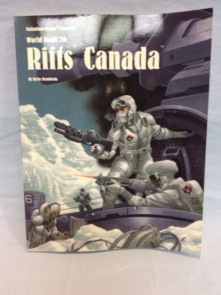 Rifts World Book 20 Canada By Kevin Siembieda 1999 Palladium