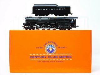 Tt 1/120 Lionel Big Rugged Century Club 671 Prr Steam Turbine - Static Display