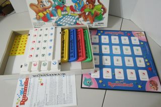 Vintage 1994 Pressman My First Rummikub Game Board For Kids Completed