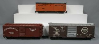 Aristo - Craft,  Bachmann,  Lionel G Freight Cars: Acl And Gm&o [3]