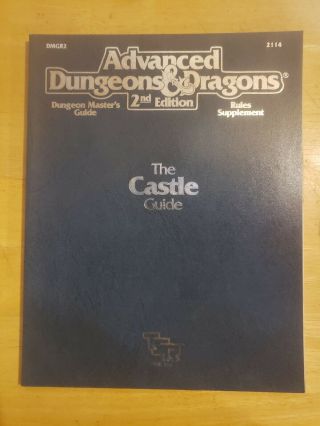 Advanced Dungeons And Dragons 2nd Edition The Castle Guide Moderate Damage