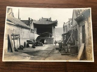 China Old Postcard Chinese Village House Weihaiwei 1926