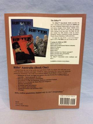 Rifts World Book 19 Australia By Ben Lucas 1999 Palladium 2