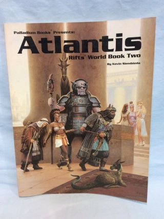 Rifts World Book Two Atlantis By Kevin Siembieda 1997 Palladium Books