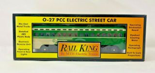 Mth Rail King 30 - 250 O Scale San Francisco Pcc Streetcar & Runs Ob