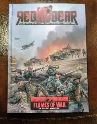 Flames Of War Red Bear Allied Forces O/t Eastern Front 1944 - 45 Hardcover Book