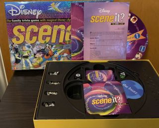 Disney Scene It? DVD Trivia Board Game by Mattel 2004 First Edition COMPLETE 3