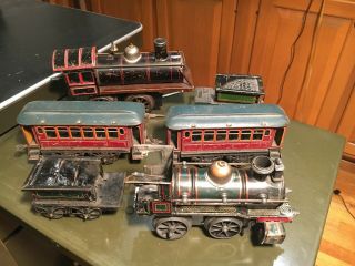 100 Year Old Karl Bub (kbn) O Gauge Loco,  Tender,  2 Coaches,  Another Loco&tender