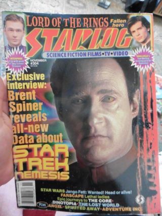 Starlog 304 Star Wars The Lost World Dinotopia Smallville Lord Of The Rings