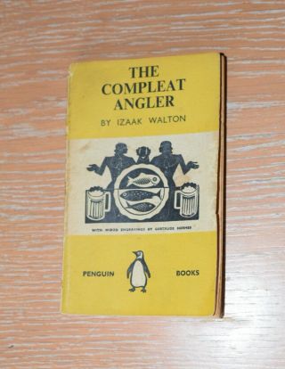 The Compleat Angler - Izaak Walton 1939 1st Penguin Edition Fishing Angling Book